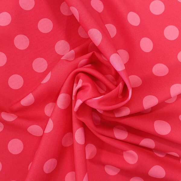 LUNAR ESTAMPADO STRECH  2 CM FUXIA /ROSA - Imagen 3