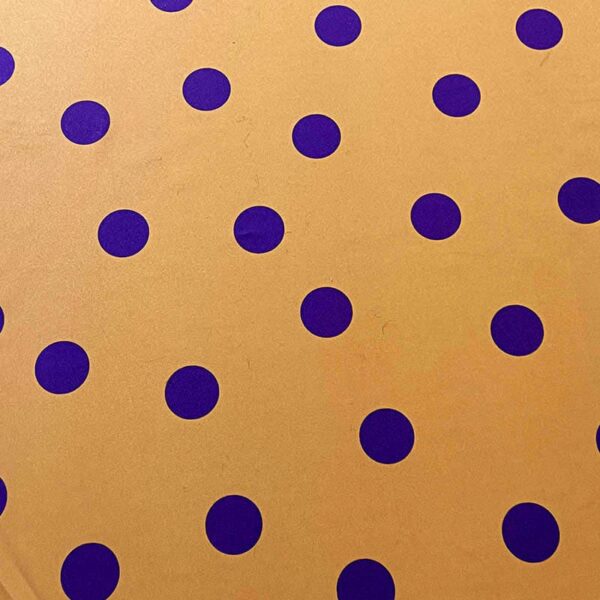 LUNAR MORADO FONDO MOSTAZA STRECHT - Imagen 2