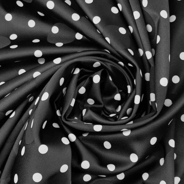LUNAR BLANCO SOBRE LUNAR NEGRO EN JACQUAR LENTEJA - Imagen 3