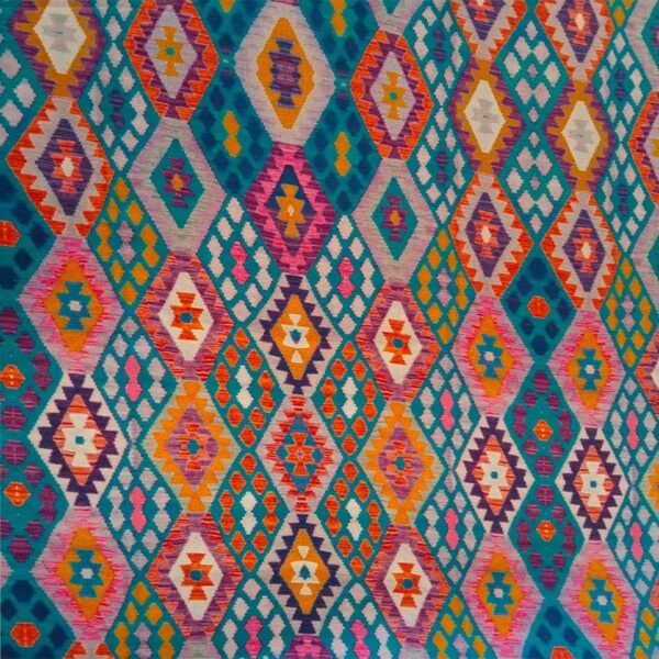 VISCOSA ESTAMPADA ETNICA MULTICOLOR - Imagen 2