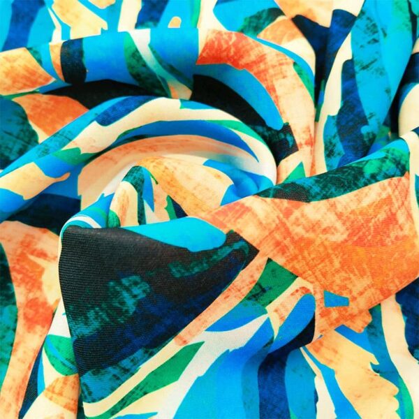 VISCOSA ESTAMPADA TROPICAL - Imagen 4