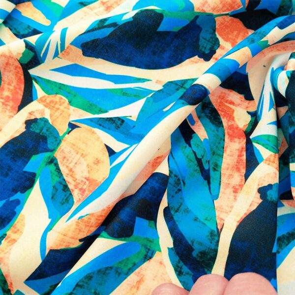VISCOSA ESTAMPADA TROPICAL - Imagen 2