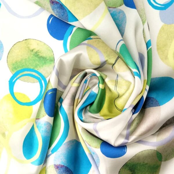 SATEN ESTAMPADO CIRCULAR - Imagen 6