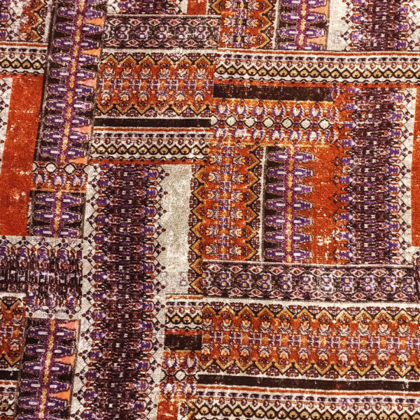 VISCOSA ESTAMPADA ETNICA MULTICOLOR - Imagen 2