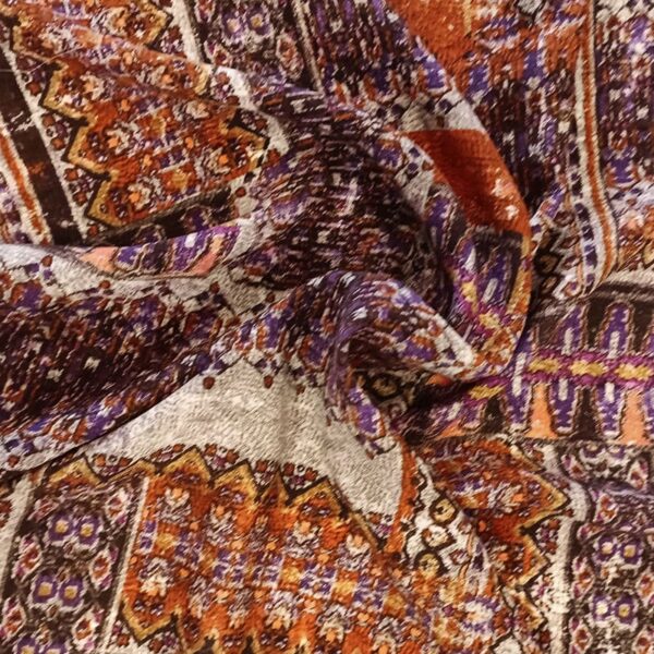 VISCOSA ESTAMPADA ETNICA MULTICOLOR - Imagen 5