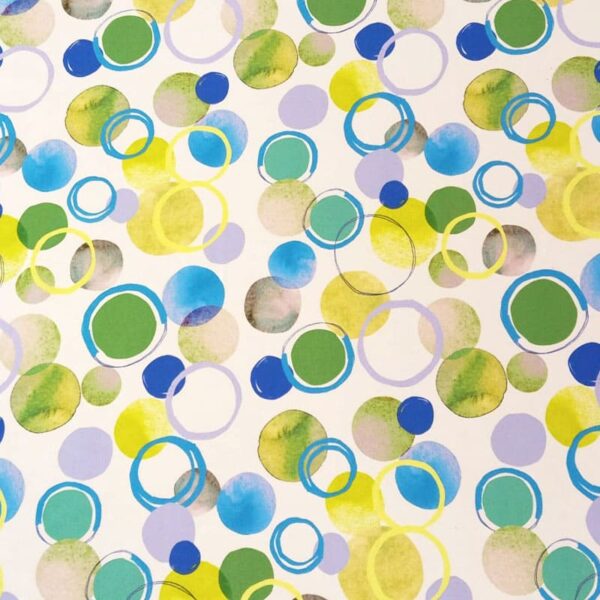 SATEN ESTAMPADO CIRCULAR