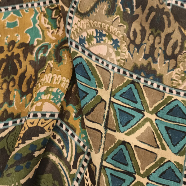 SATEN ESTAMPADO TRIBAL - Imagen 5