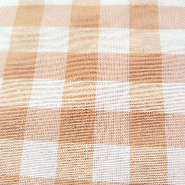 Loneta cuadros beige - Imagen 4