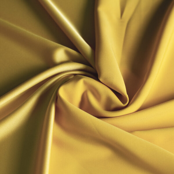 CREPÉ SATEN ESPANDEX AMARILLO - Imagen 2