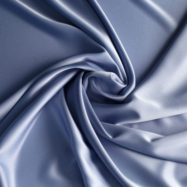 CREPÉ SATEN ESPANDEX AZUL GRISACEO - Imagen 3