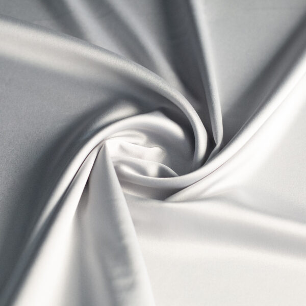 CREPÉ SATEN SPANDEX GRIS PLATA