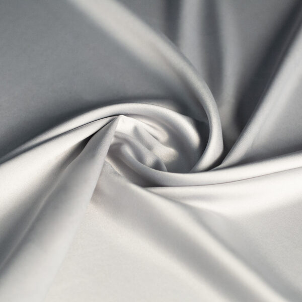 CREPÉ SATEN SPANDEX GRIS PLATA - Imagen 2