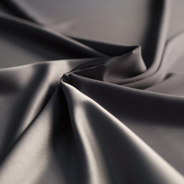 CREPÉ SATEN SPANDEX ANTRACITA - Imagen 4