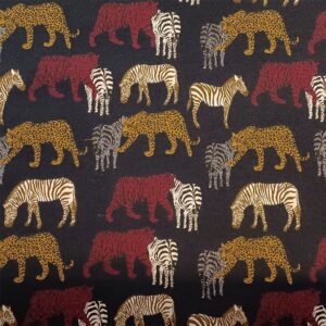 TELA JACQUARD ANIMAL PRINT