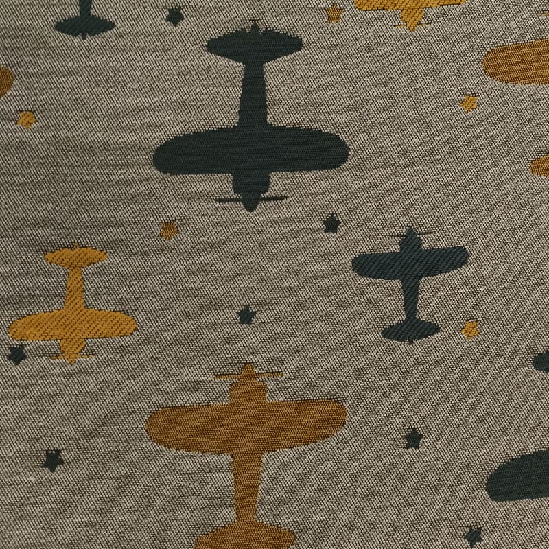 TELA JACQUARD AVIONES - Imagen 3