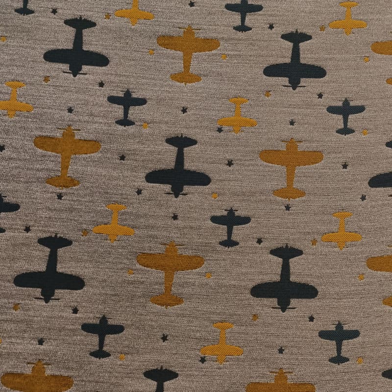 TELA JACQUARD AVIONES - Imagen 4