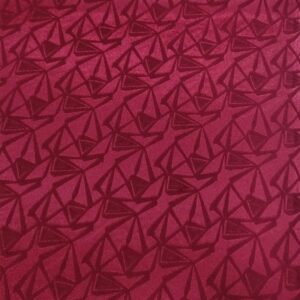 Brocado con elastan color rojo