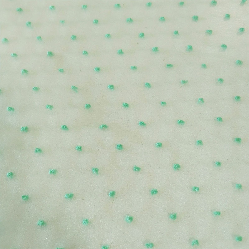 Organza transparente verde agua - Imagen 2