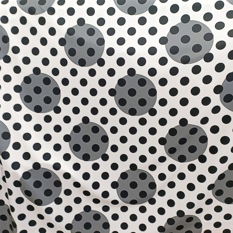 Tela Bielastica Lunar XL Gris y Negro