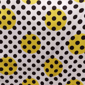 Tela Bielastica Lunar XL Amarillo y Negro