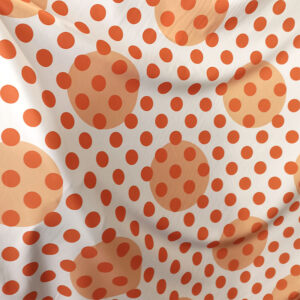 Tela Bielastica Lunar XL Naranja con Naranja