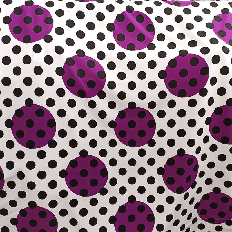 Tela Bielastica Lunar XL Morado y Negro