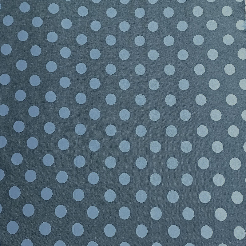 Tela satén jacquard lunares reversibles - Imagen 2